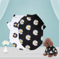 Print Clothes Comfortable Pet Cotton Daisy Shirt